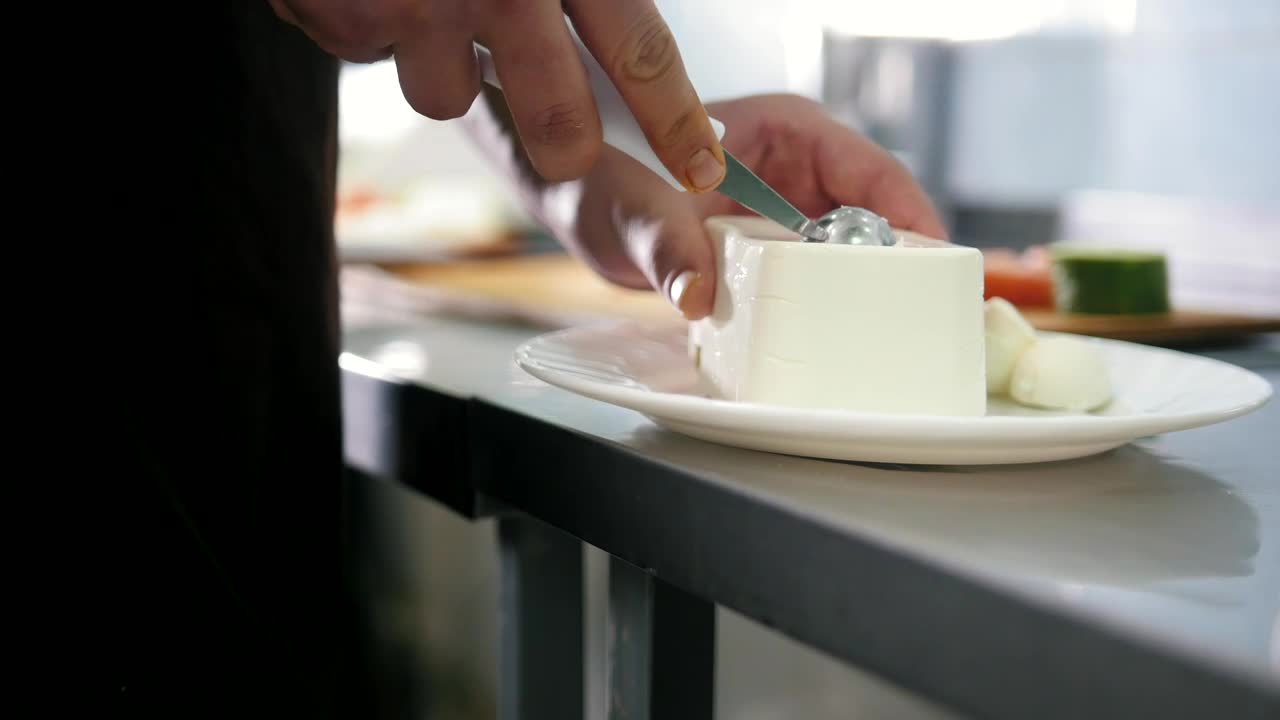 Stock Video Cook Scooping Cheese Balls Close Up Shot Live Wallpaper For PC - Free Download