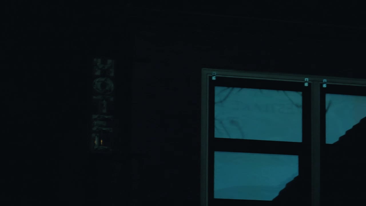 Stock Video Neon Light Of A Hotel Flickering In The Dark Live Wallpaper - Free Download