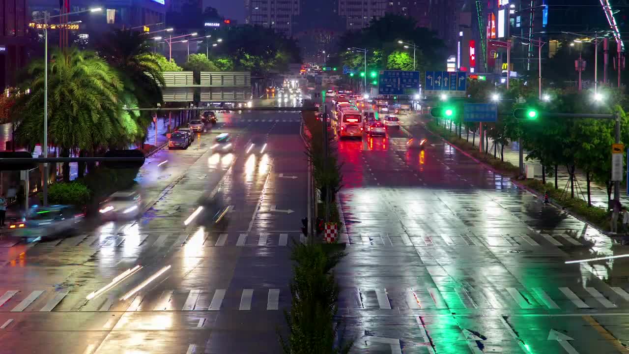 Free Video Stock time lapse of fast traffic in shenzhen Live Wallpaper - Free Download