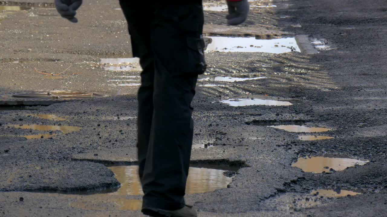 Stock Footage Walking On A Street Full Of Bumps Live Wallpaper - Free Download