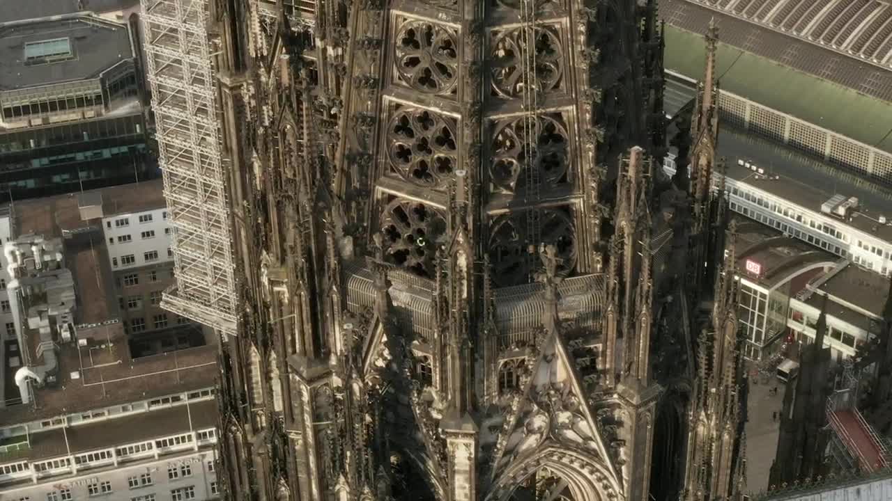 Stock Video Beautiful Old Architecture Of A Cathedral Live Wallpaper For PC - Free Download