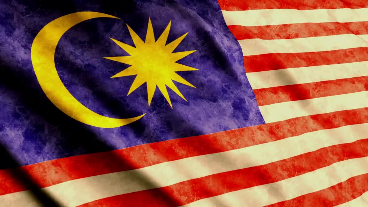 Stock Video Malaysian Flag From Asia Animated Wallpaper - Free Download