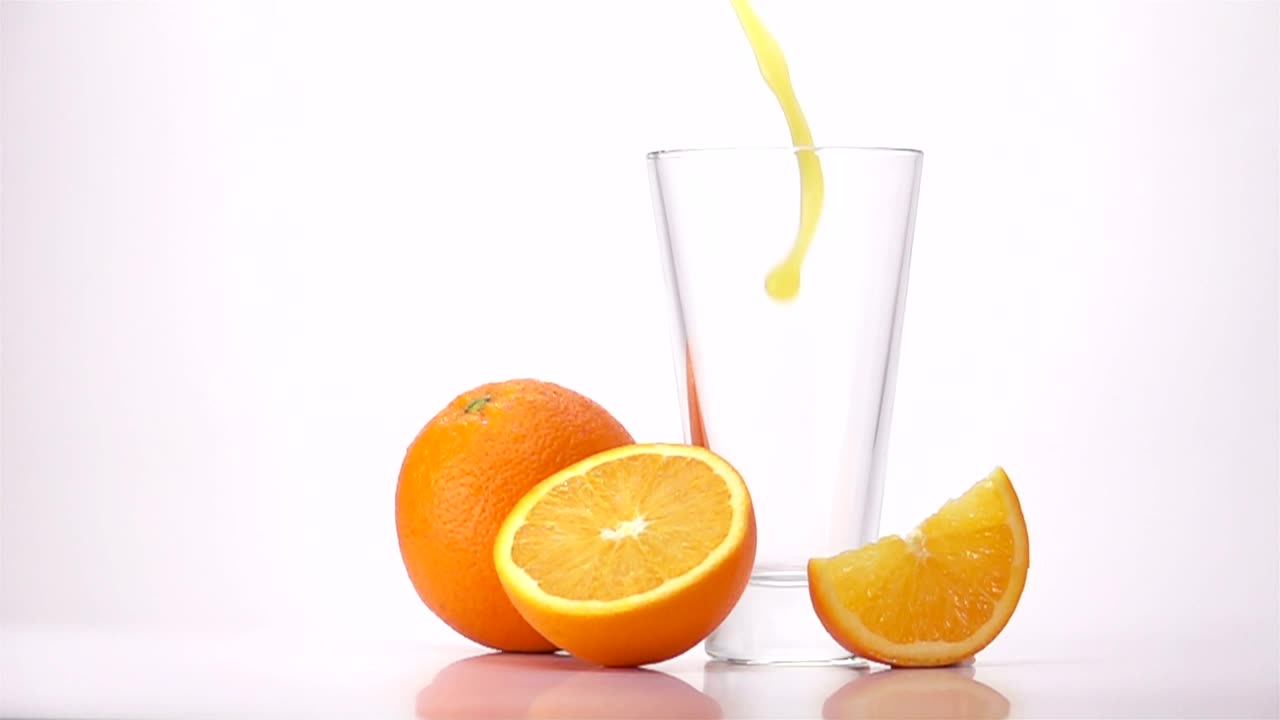 Video Stock Pouring Orange Juice Into A Glass Live Wallpaper Free - Free Download