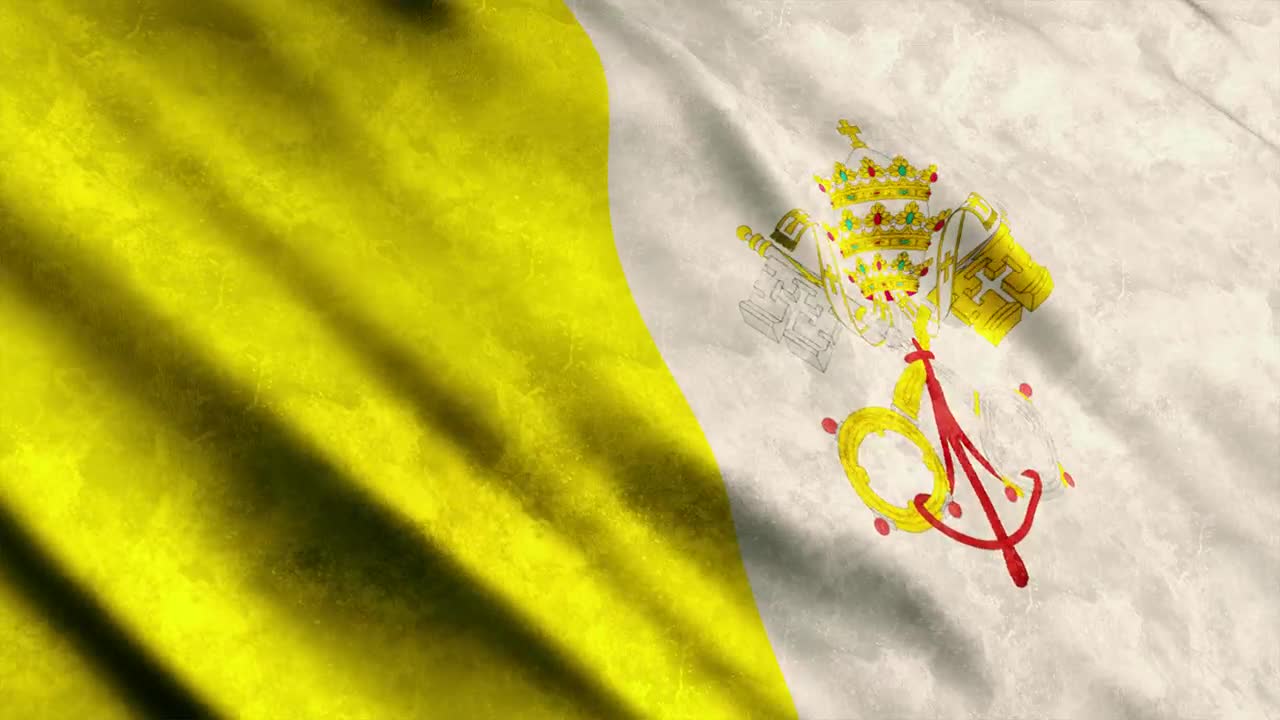 Stock Footage Vatican City Waving Faded Falg Live Wallpaper - Free Download