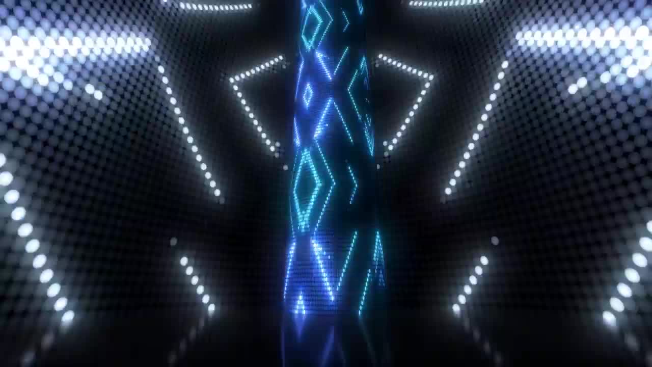 Stock Video Night Club Scenario With Lights And Screens Live Wallpaper - Free Download