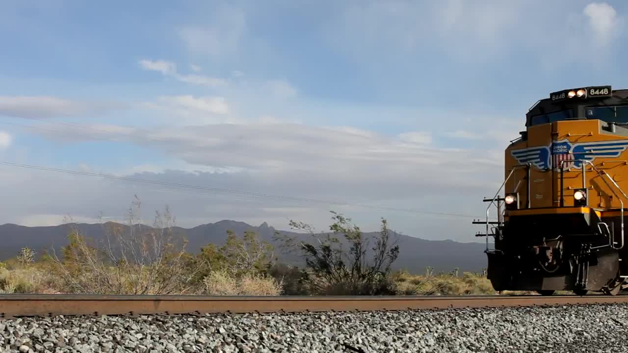 Free Video Stock tain passing the tracks Live Wallpaper - Free Download