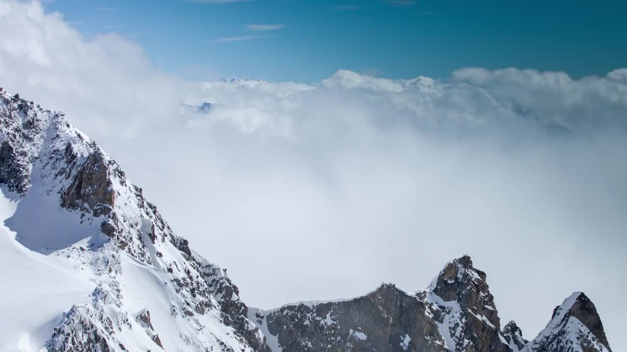 Video Stock Clouds Atop Snow Capped Mountains Live Wallpaper For PC - Free Download