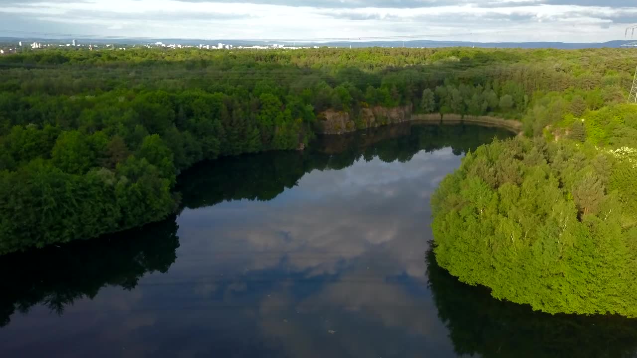 Free Video Stock Spectacular Shot Of A Lake Reflecting The Sky Live Wallpaper - Free Download