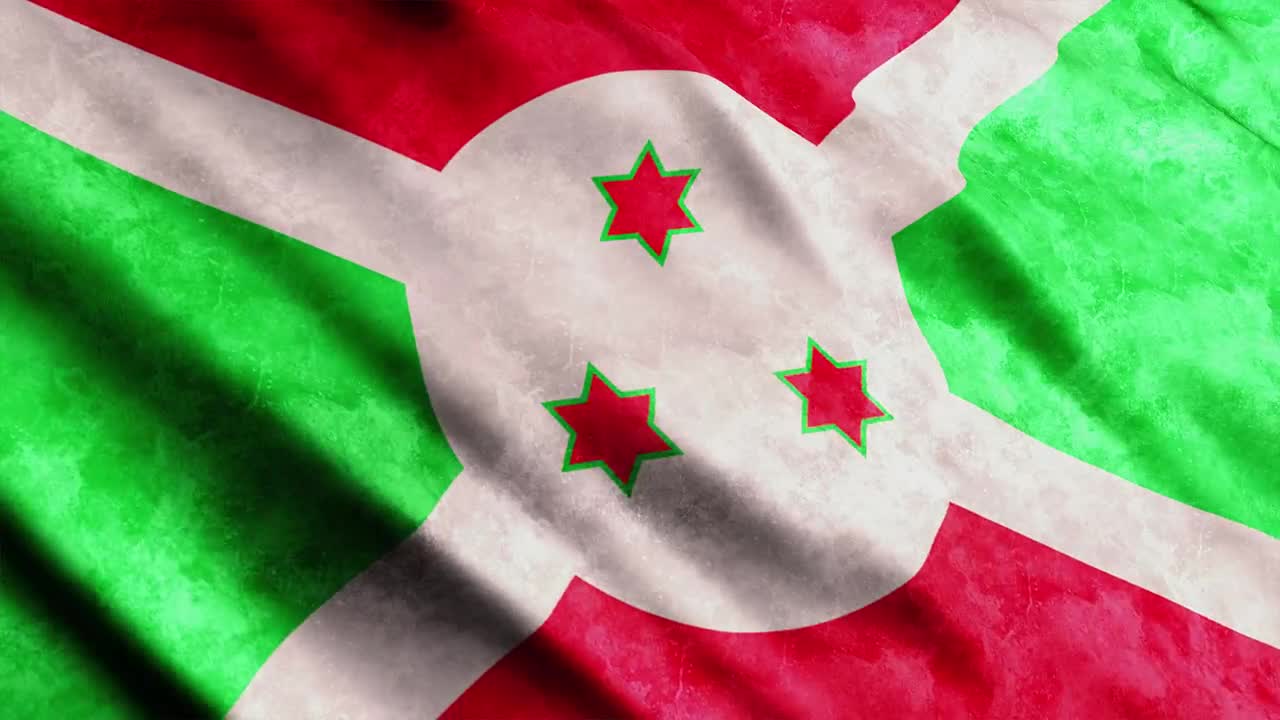 Stock Video Flag Of The Country Of Burundi In Africa Live Wallpaper For PC - Free Download