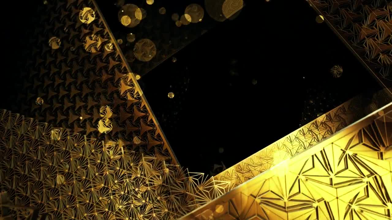 Stock Video Golden Shiny Frames With Awards Concept Live Wallpaper For PC - Free Download