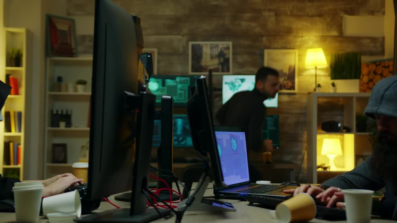 Stock Video Female Hacker Wearing A Mask Live Wallpaper For PC - Free Download