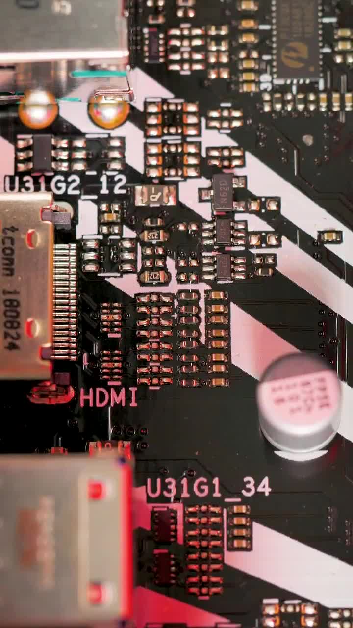 Video Stock Circuit Board Live Wallpaper For PC - Free Download