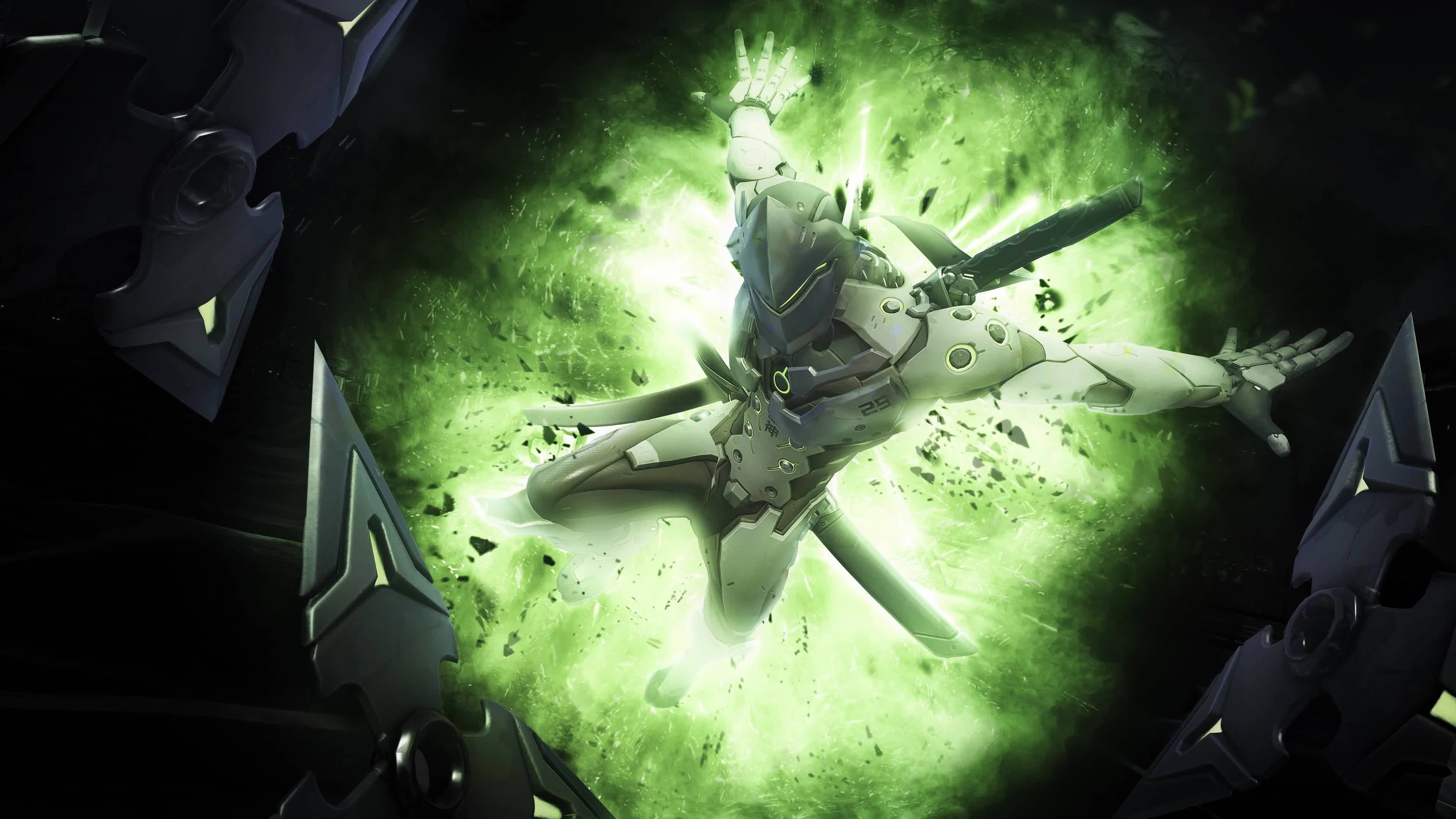 Genji  Overwatch  4K  Live  Desktop  Wallpaper - Free Download