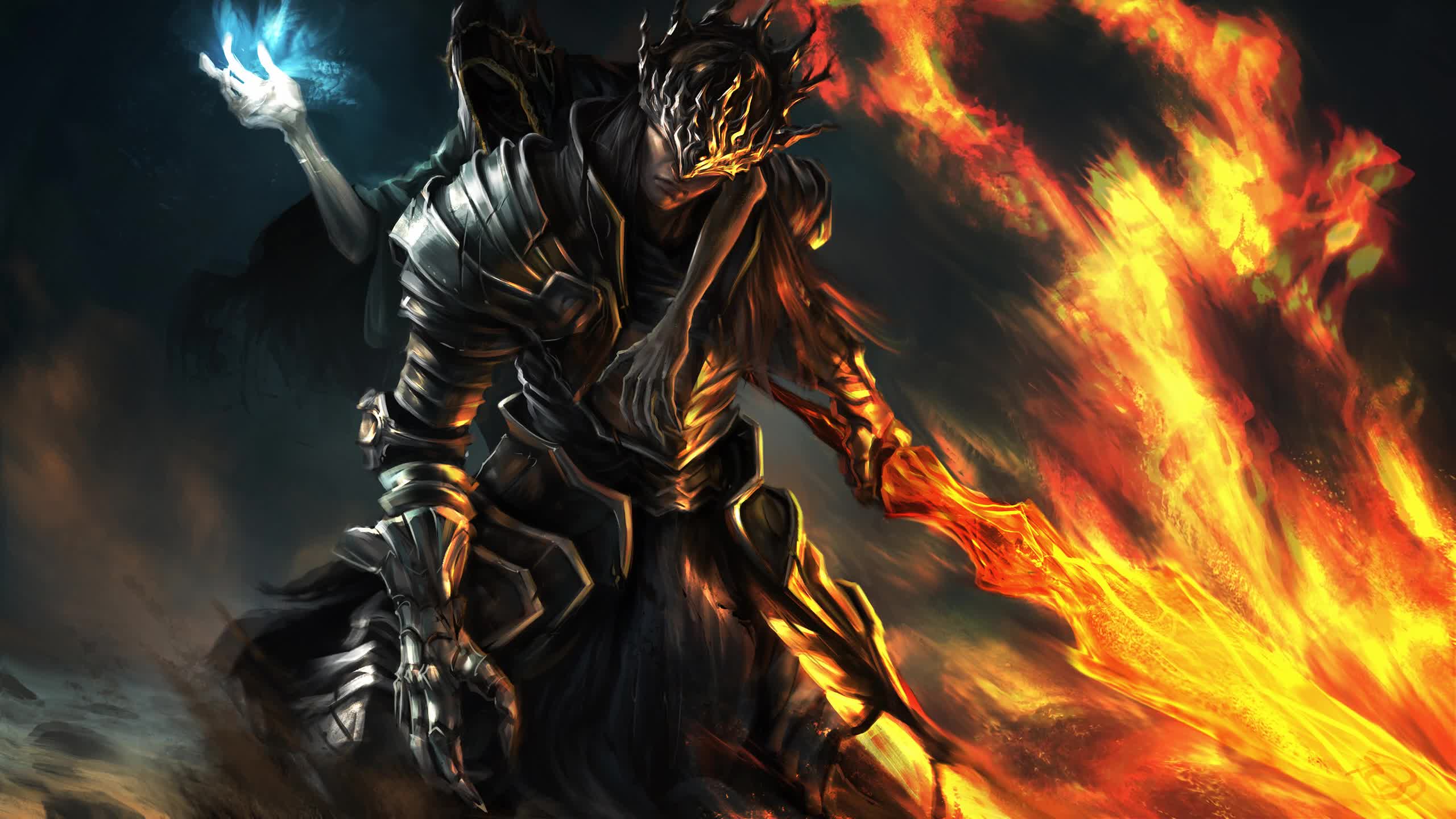 Dark Souls Iii Artwork 2K Live Wallpaper - Free Download