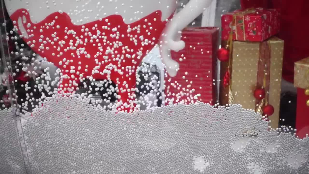 Stock Video Fake Snow In A Window Display Live Wallpaper For PC - Free Download