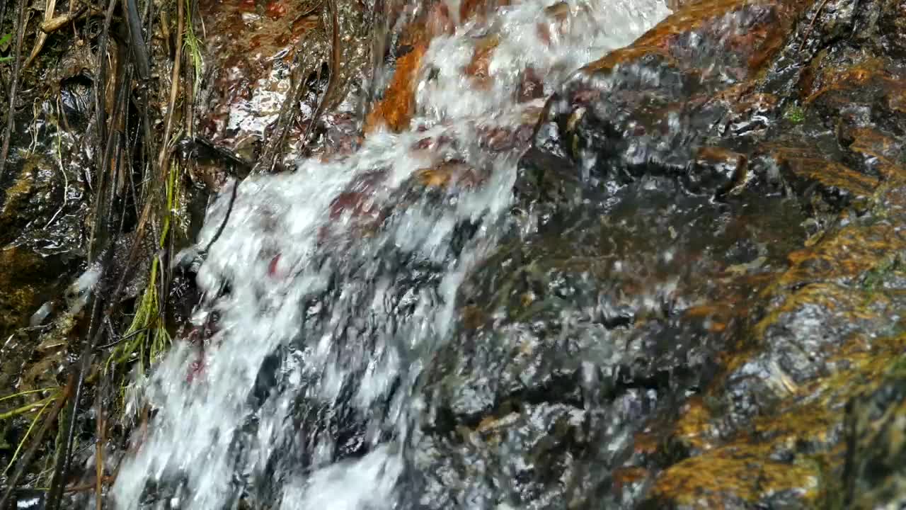 Stock Footage Water Flowing Down A Cave Wall Live Wallpaper - Free Download