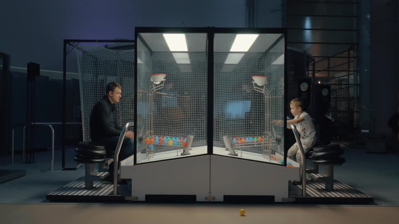 Stock Video Father And Child At An Arcade Live Wallpaper For PC - Free Download