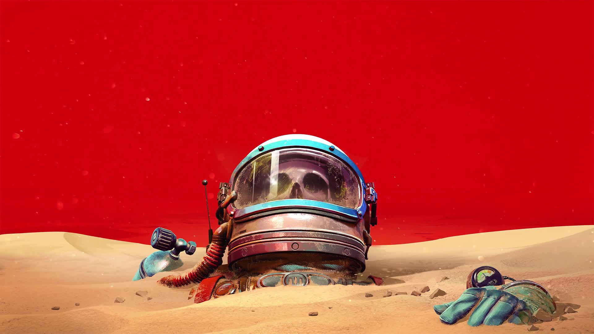 The Invincible Skull In Sand Dunes Live Wallpaper - Free Download