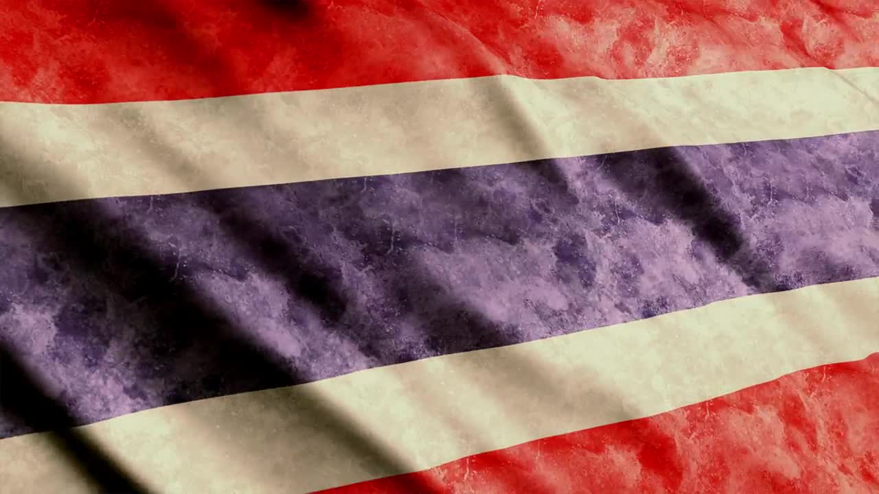 Free Video Stock thailand flag from the asian continent Live Wallpaper - Free Download