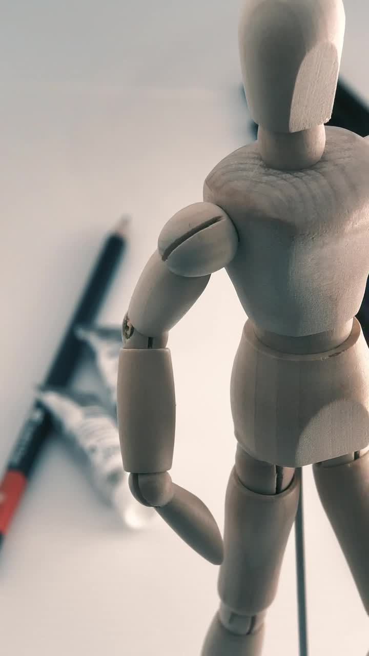 Video Stock Position Mannequin For Detailed Drawing Live Wallpaper Free - Free Download