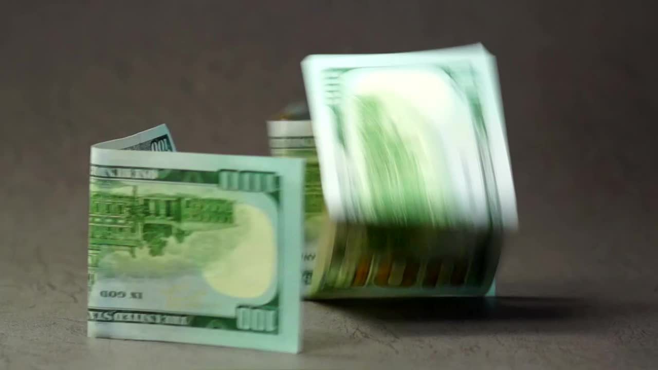 Stock Video Euros And Dollars Falling To The Table Live Wallpaper For PC - Free Download