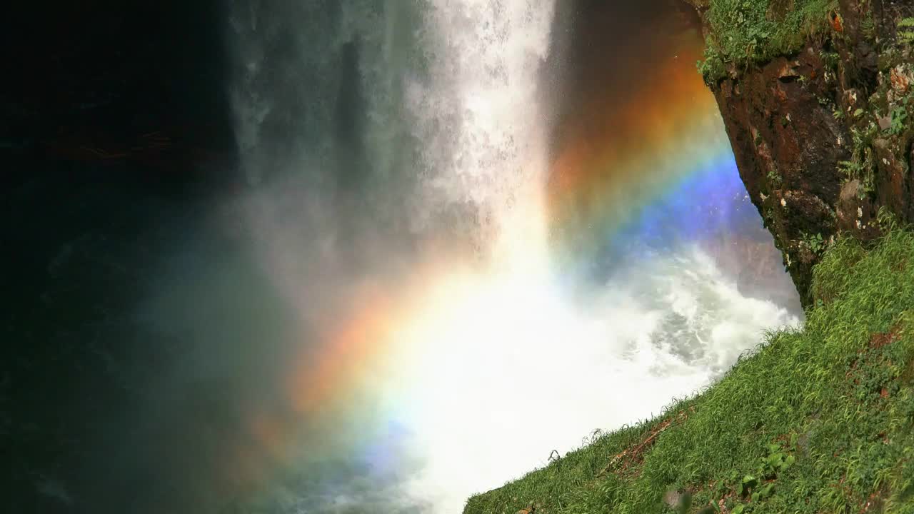 Video Stock Rainbow Colors At The Waterfall Live Wallpaper Free - Free Download