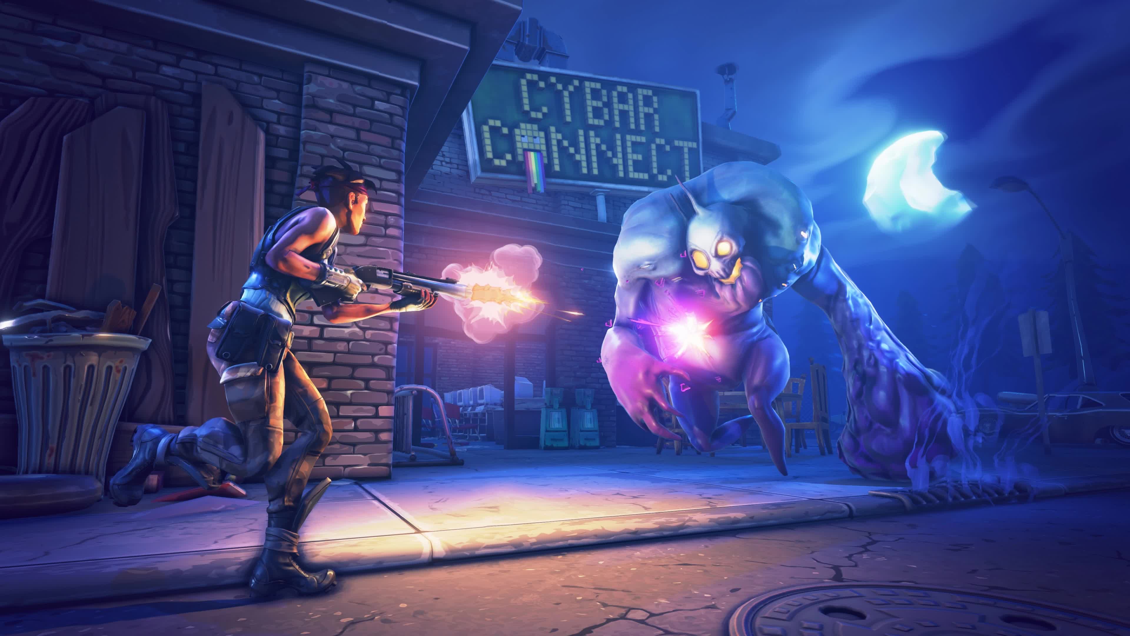 Fortnite  Cybar  Connect  Live  Wallpaper - Free Download