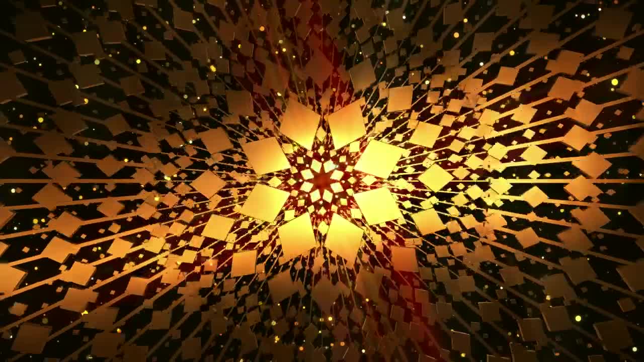 Stock Video Floating Rotating Rhombuses Forming Circles Live Wallpaper For PC - Free Download