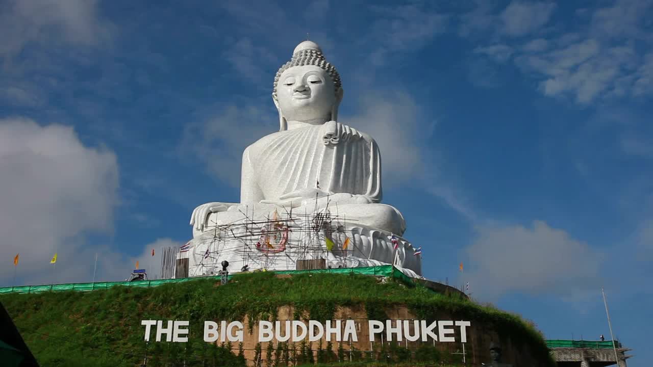 Stock Footage White Buddha Monument Live Wallpaper - Free Download