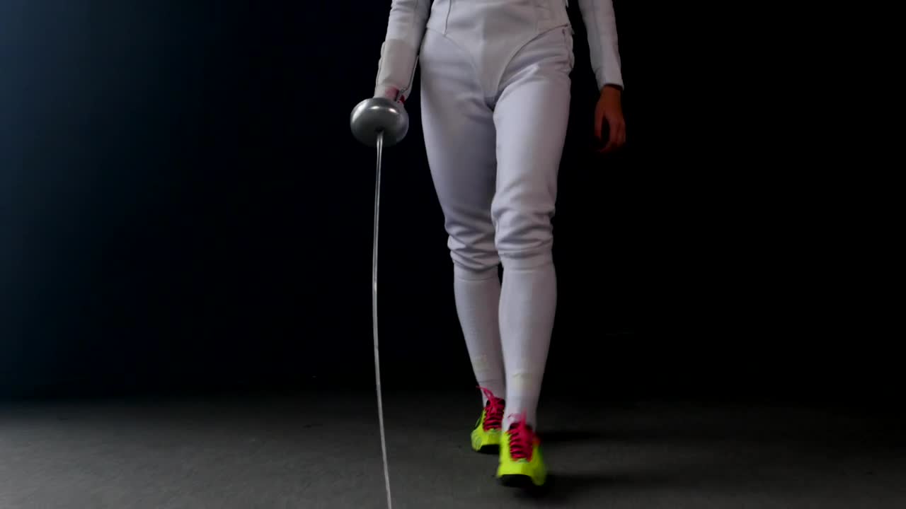 Stock Video Fencer Walking To Battle Area To Start The Fight Live Wallpaper For PC - Free Download