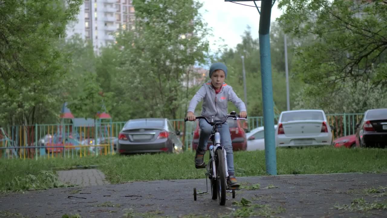 Video Stock Child With Training Wheels On Their Bike Live Wallpaper For PC - Free Download