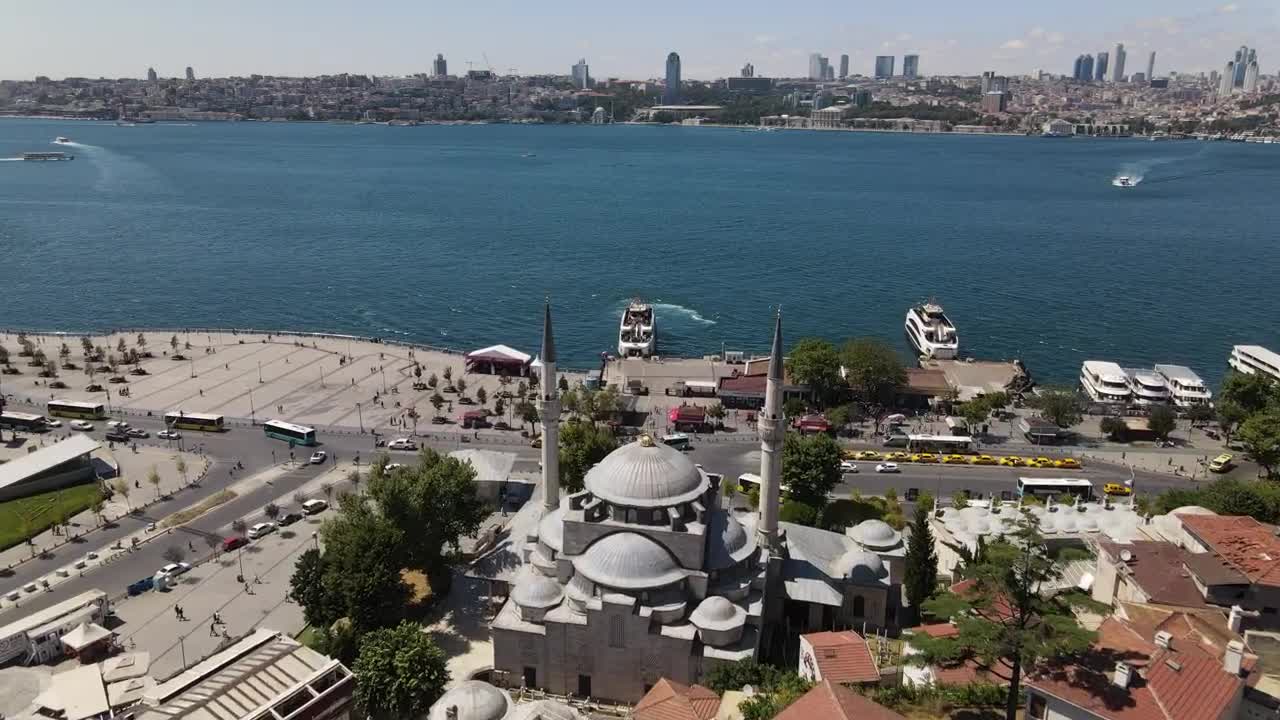 Stock Video Coast Of A Sunny City With A Couple Of Yachts Live Wallpaper For PC - Free Download