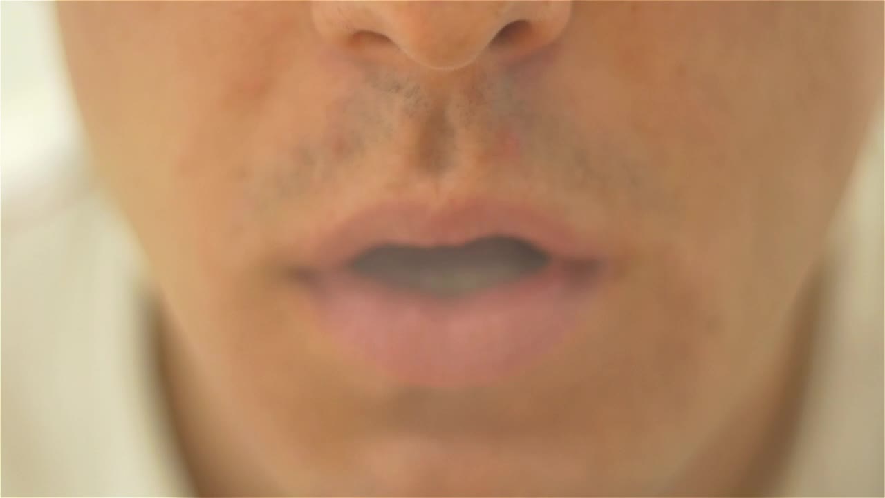 Stock Footage Vapor Smoke Inhalation Live Wallpaper - Free Download