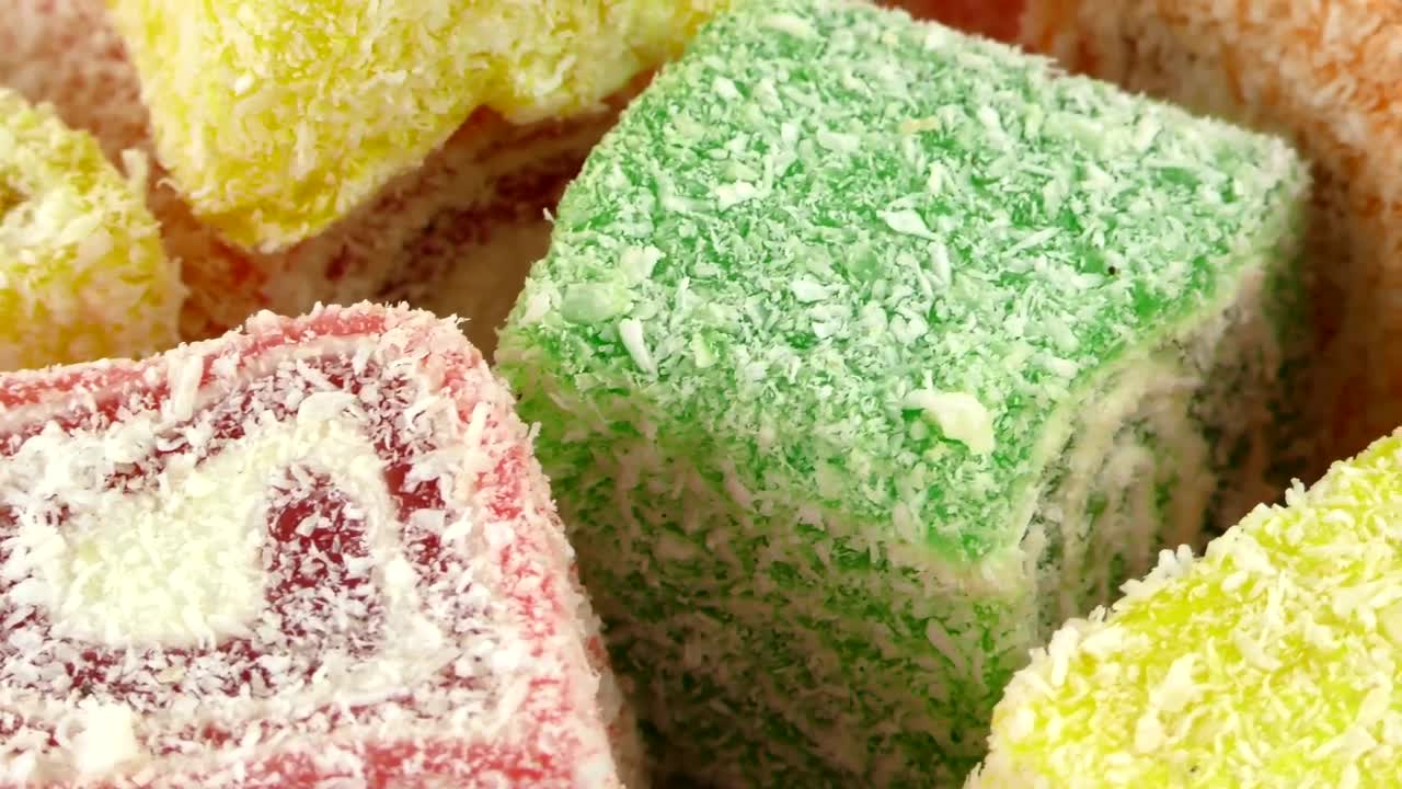 Stock Video Cube Shaped Rolled Candy Live Wallpaper For PC - Free Download