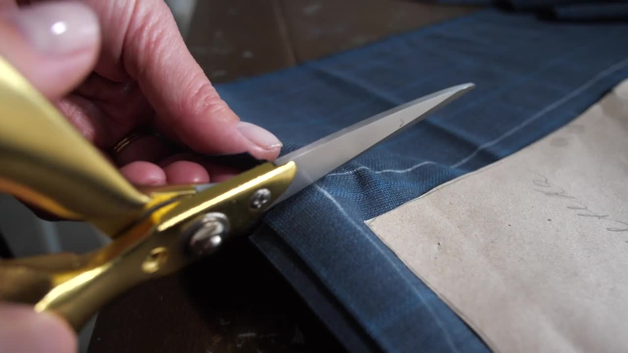 Stock Video Dressmaker Cutting Fabric Live Wallpaper For PC - Free Download