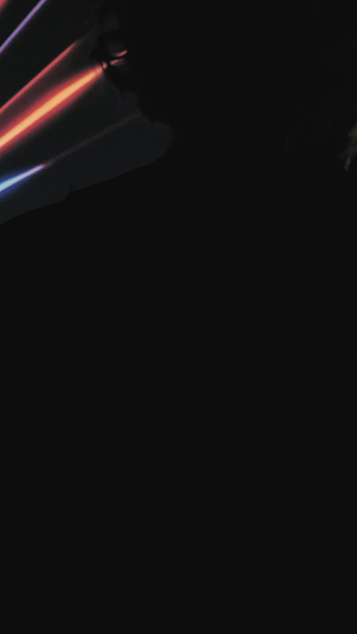 Free Stock Video Silhouette Of A Person In A Projection Of Many Lights Live Wallpaper - Free Download