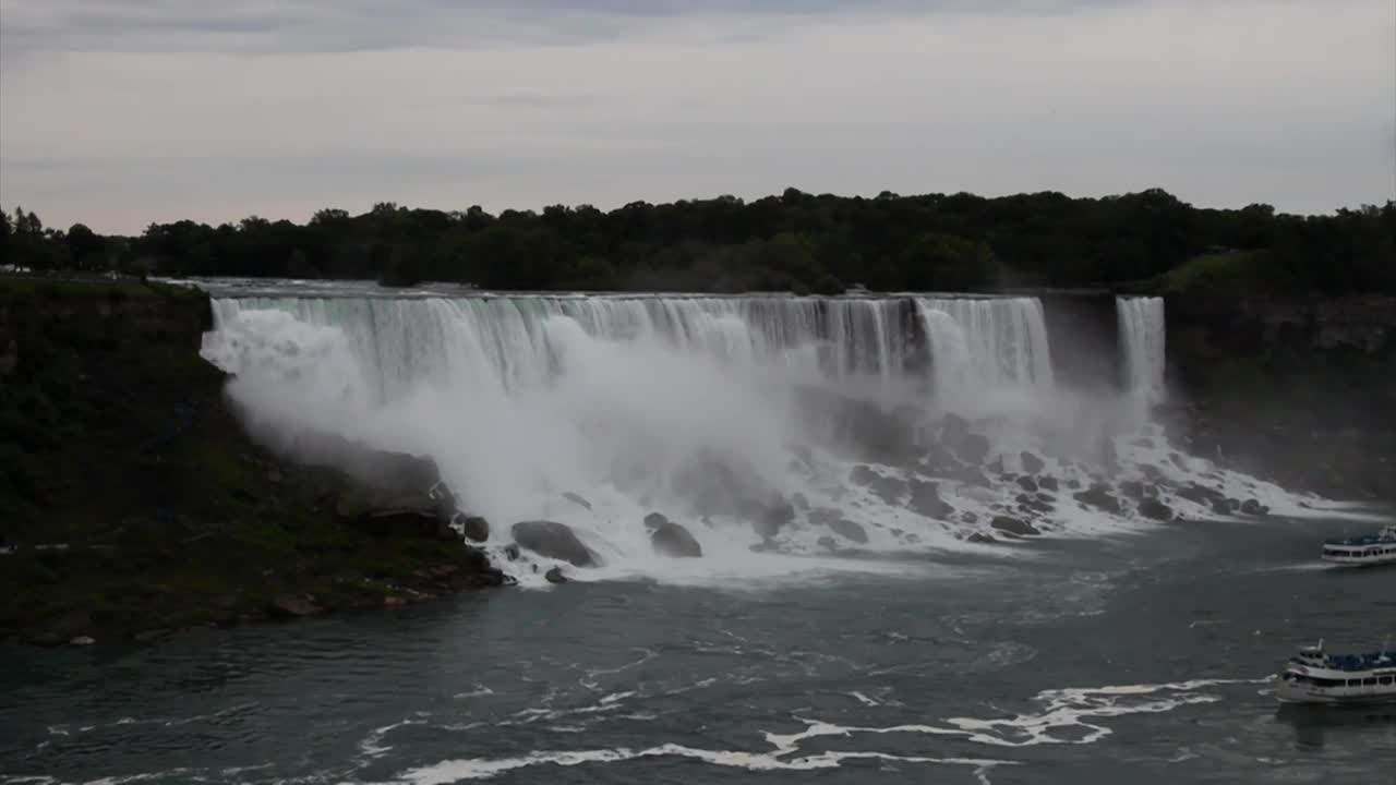 Stock Video Niagara Falls Tour Boat Live Wallpaper - Free Download
