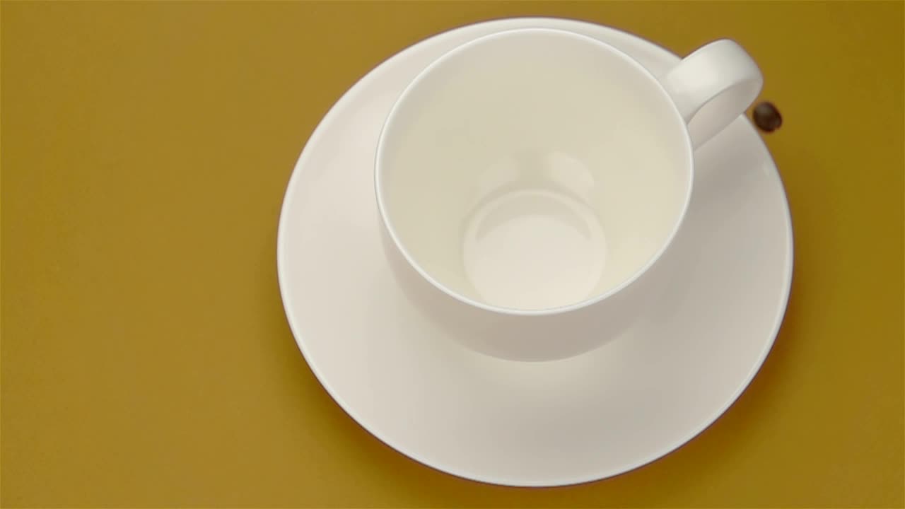 Stock Video Coffee Beans Falling Into A Cup 3839 Live Wallpaper For PC - Free Download