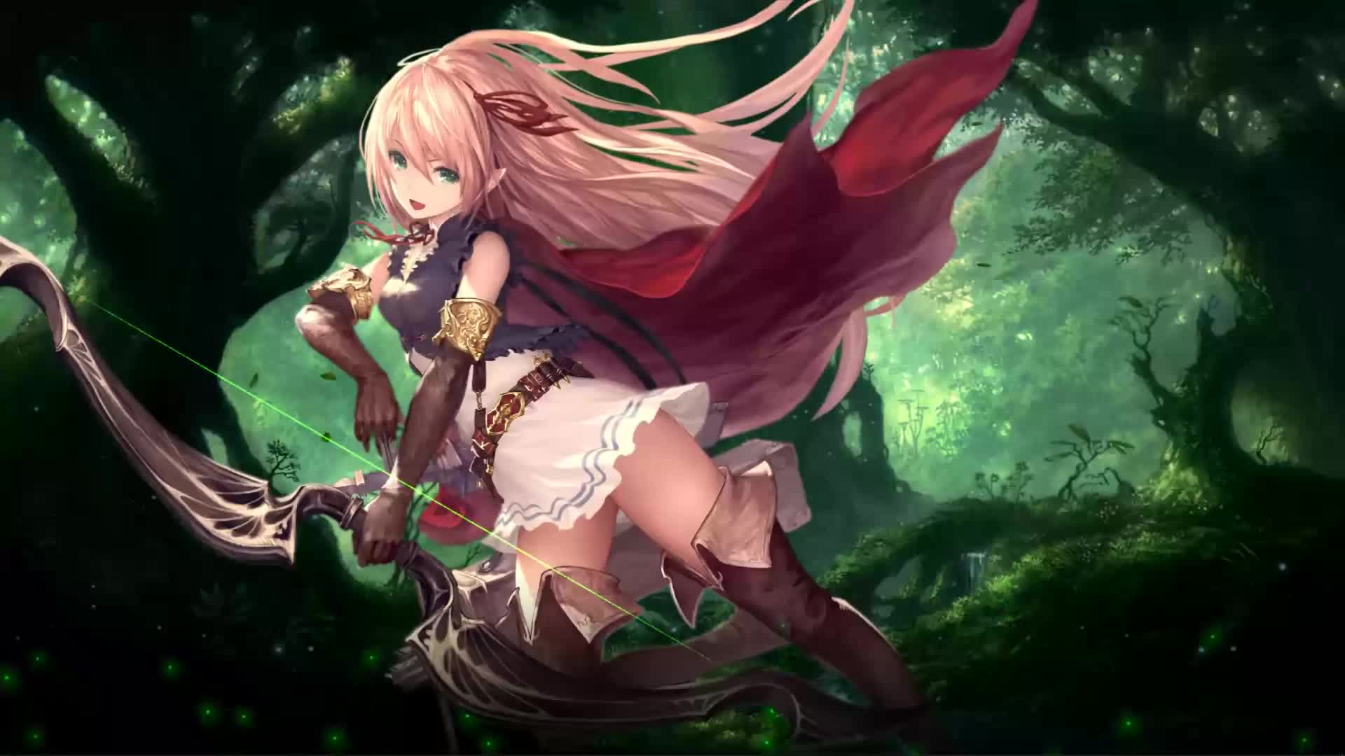 Arisa Sylvan Archer From Shadowverse Live Wallpaper - Free Download