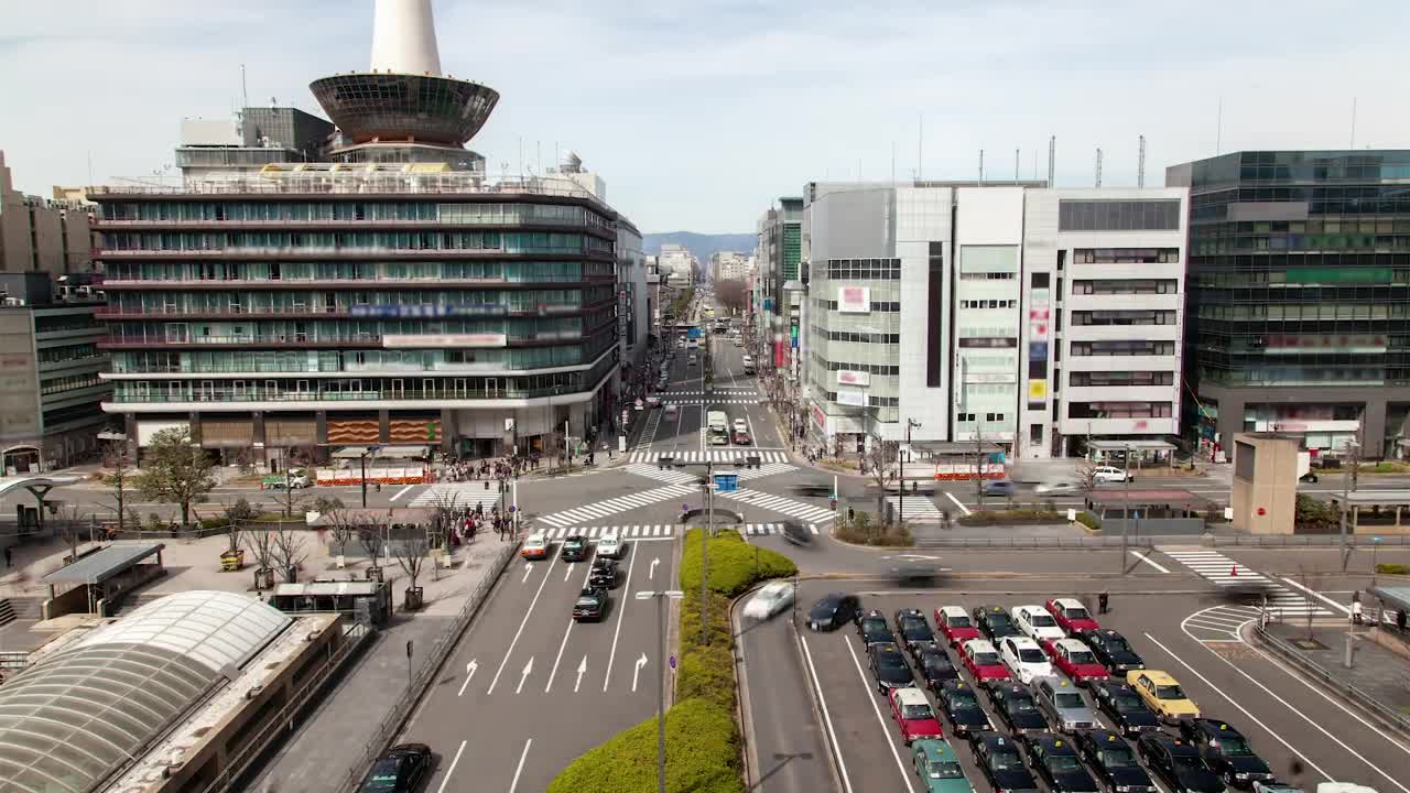 Free Stock Video Road Junction Of A Big City On A Sunny Day Live Wallpaper - Free Download