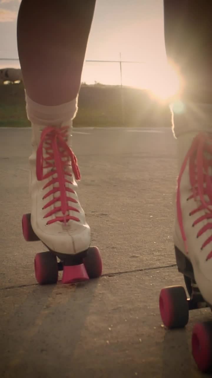 Free Stock Video Roller Skates Of A Girl When Skating On The Street Live Wallpaper - Free Download