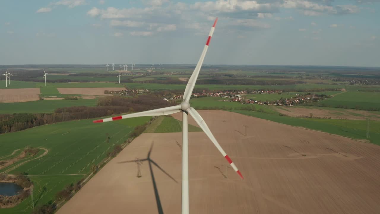 Free Stock Video Wind Turbine In Agriculture Fields Live Wallpaper - Free Download