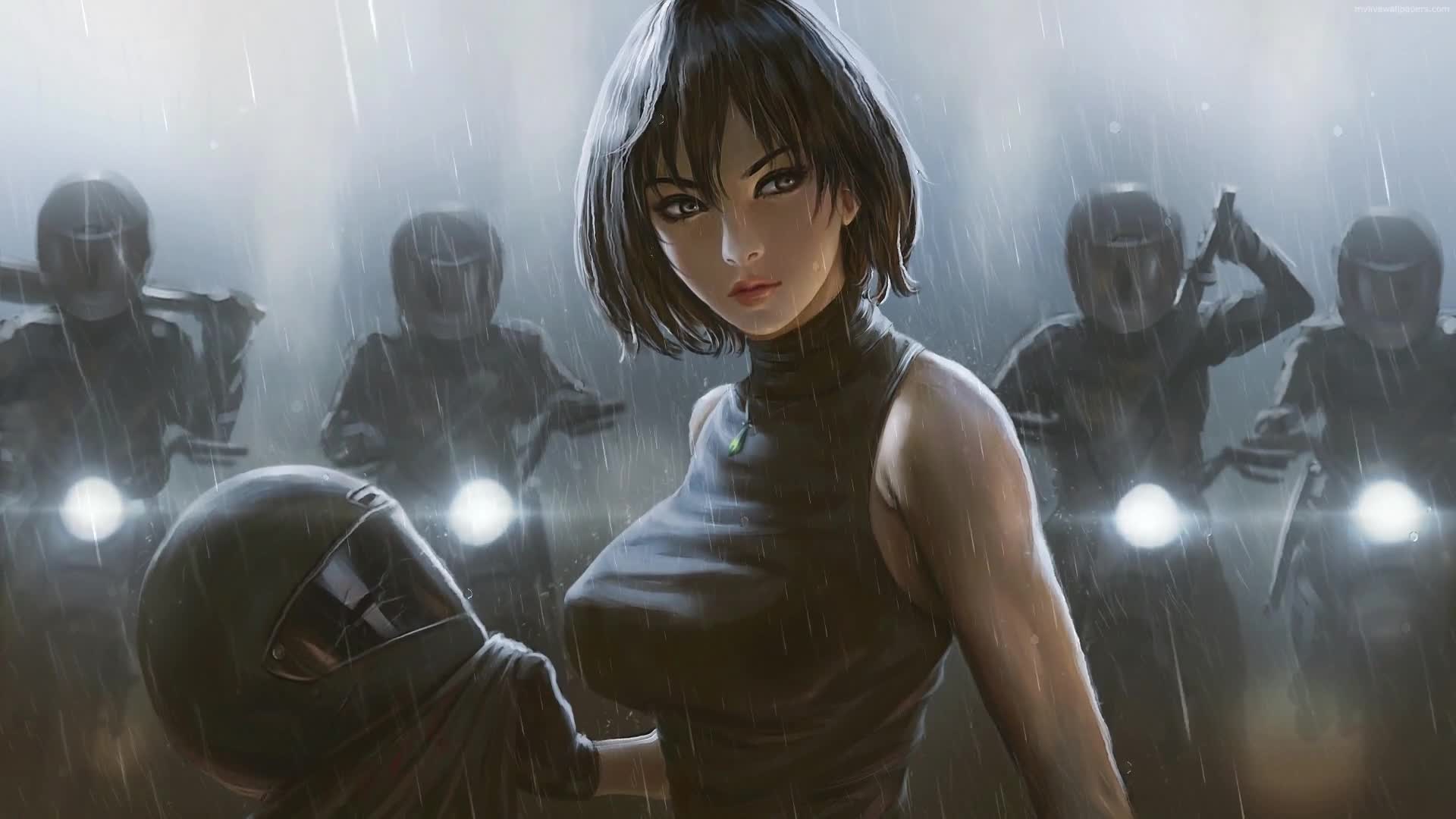 Biker Girl Hd Quality Live Wallpaper - Free Download