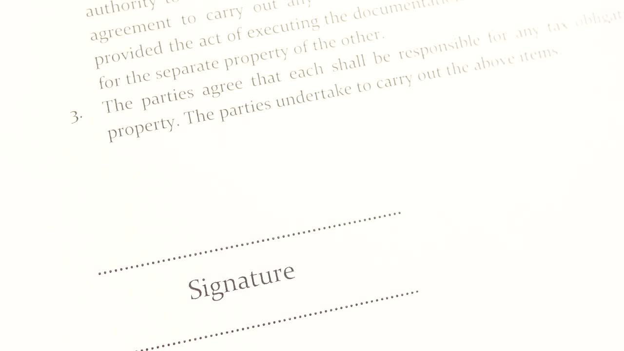 Free Stock Video Signing A Document With Blue Ink Live Wallpaper - Free Download