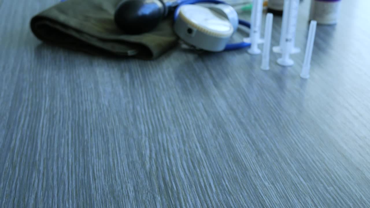 Stock Video Medical Objects On The Tabl Animated Wallpaper - Free Download