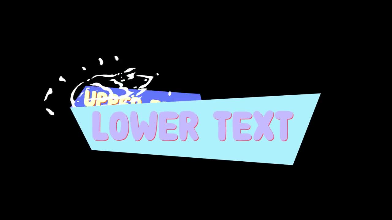 Video Stock Cartoon Text Lower Third Live Wallpaper For PC - Free Download