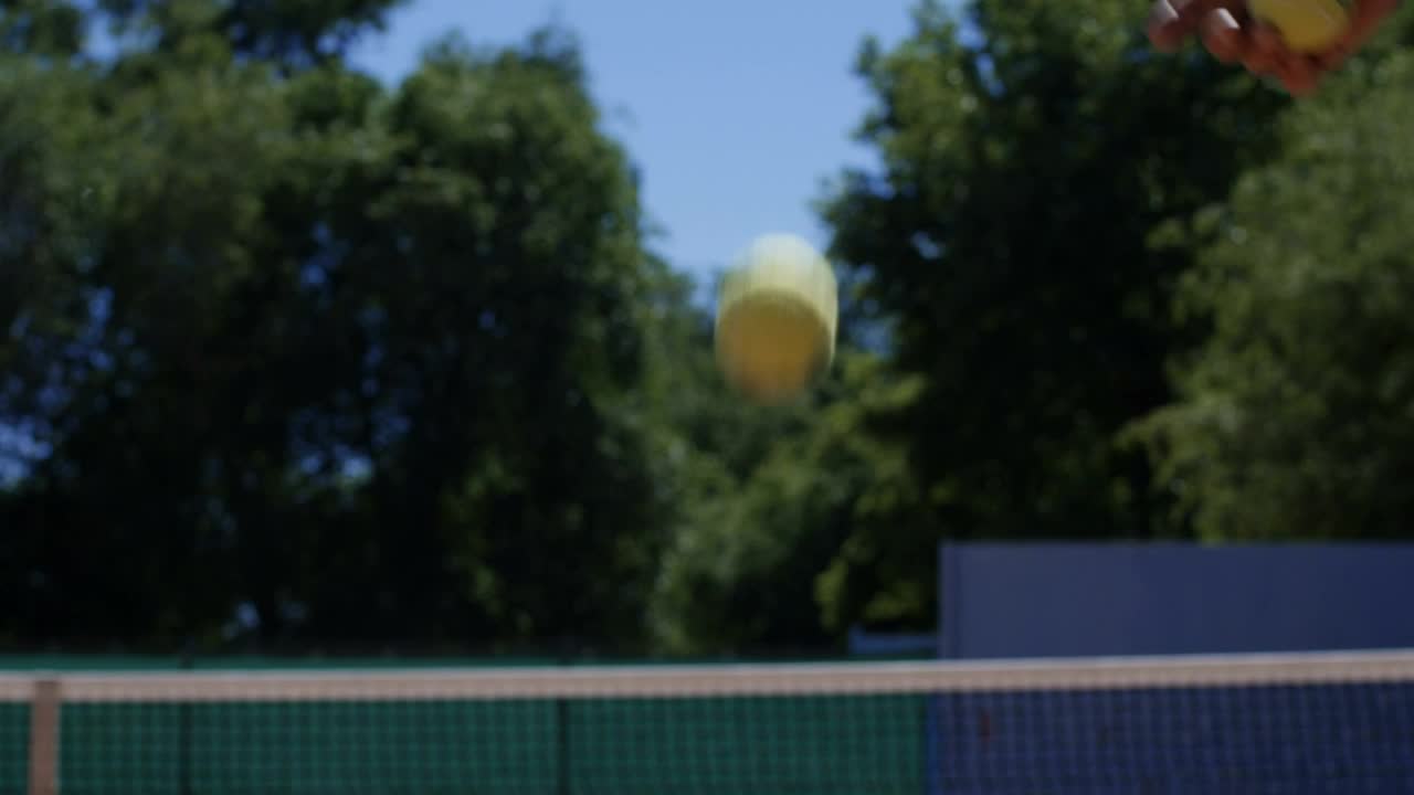 Free Video Stock tennis ball flying over the net Live Wallpaper - Free Download
