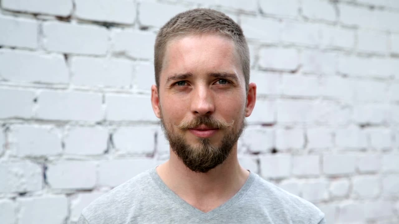 Stock Video Bearded Man Smiling Live Wallpaper For PC - Free Download