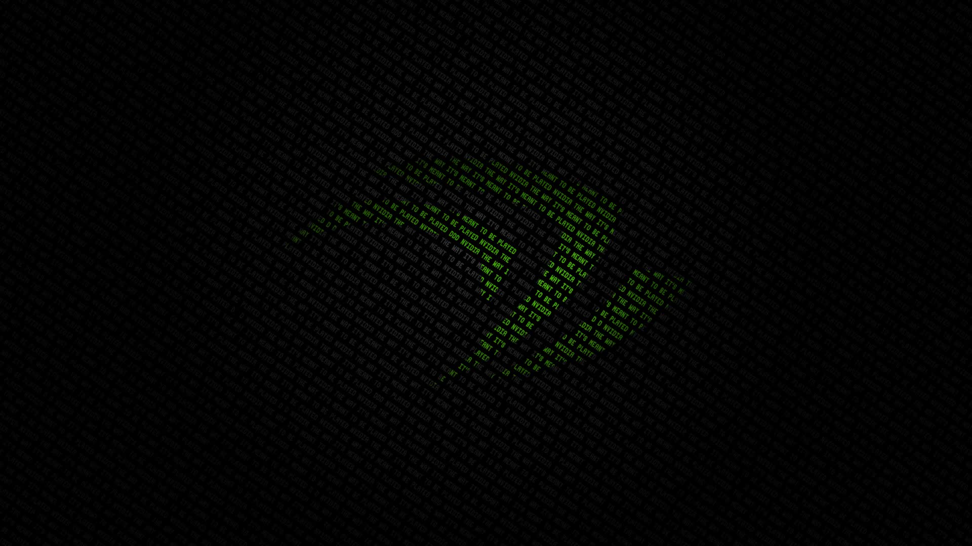 Nvidia Green Logo in Black HD Live Wallpaper - Free Download