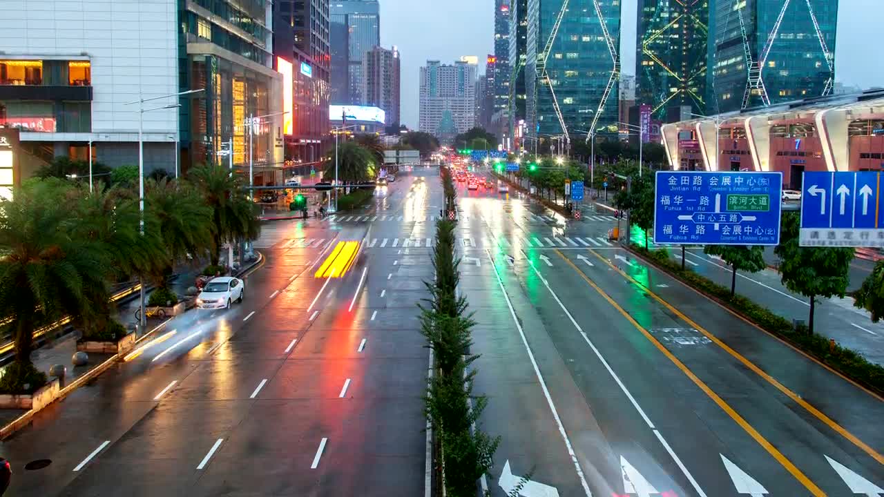Free Stock Video Shenzhen Highway Traffic In The Knight Live Wallpaper - Free Download